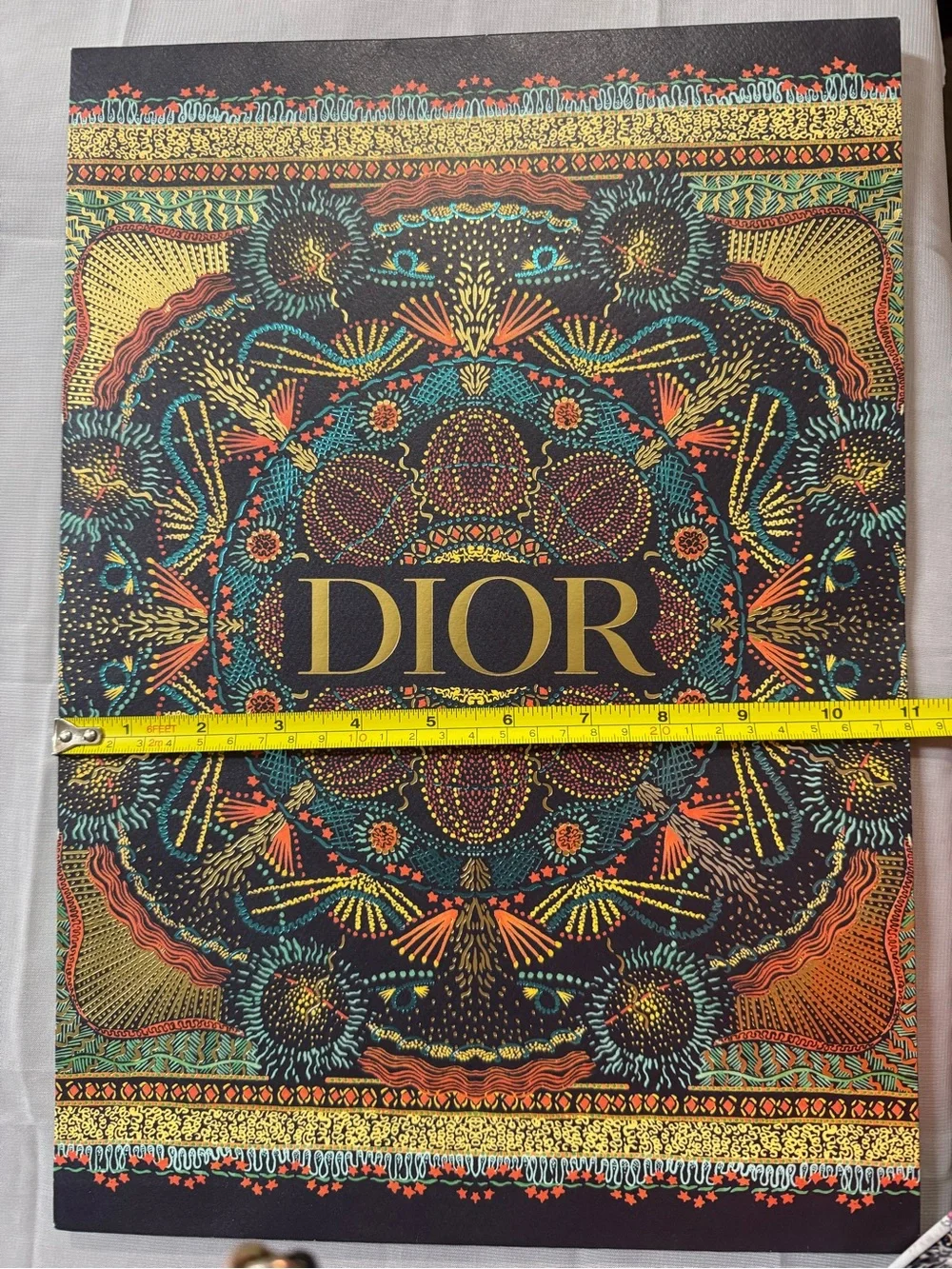 DIOR Special Edition 💯% Authentic Envelope Gift Bag. RARE intricate design. EUC